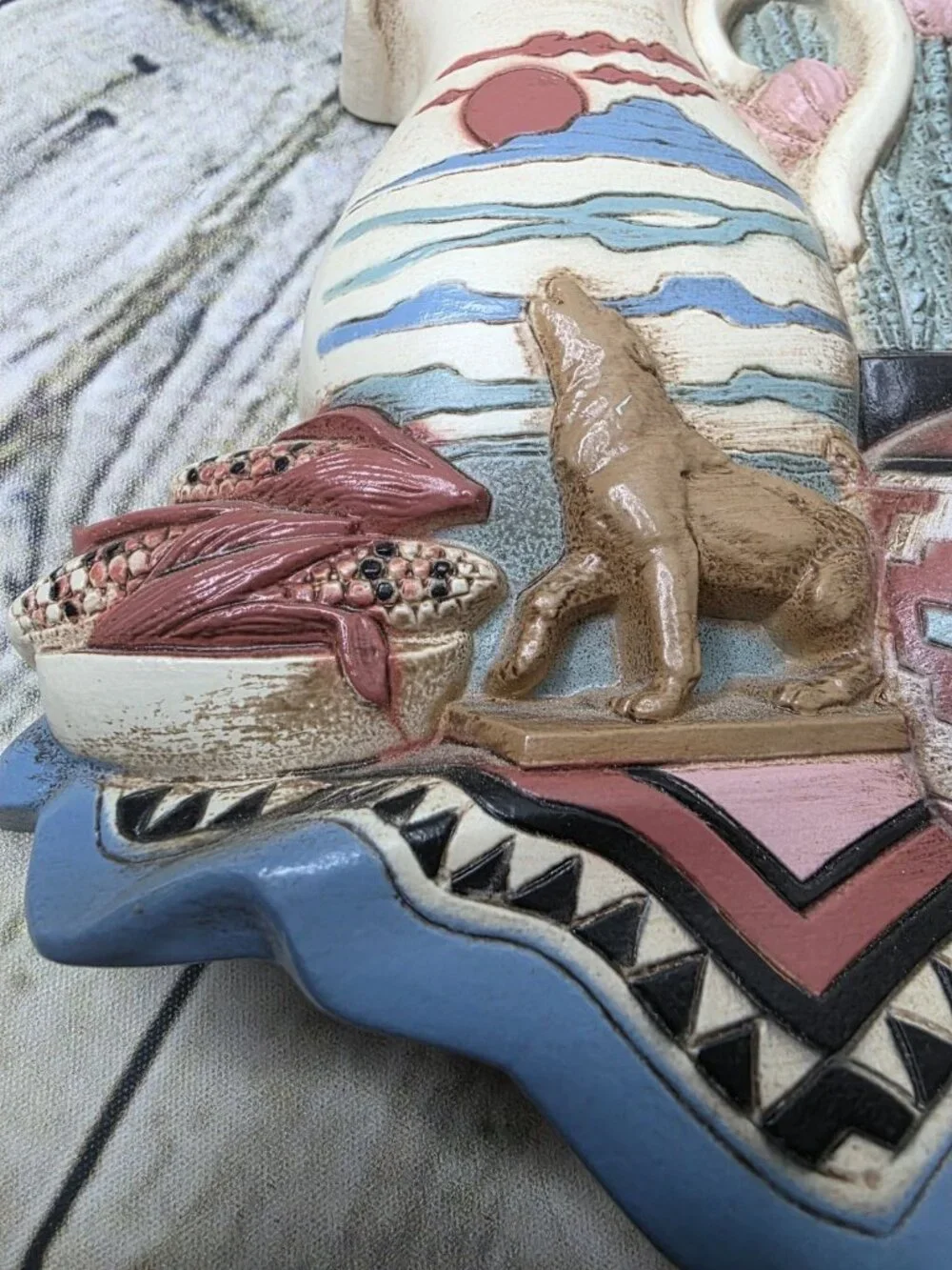 Vintage Home Interiors Southwestern Gia Plaque